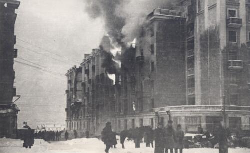  Пожар в доме № 40 по улице Сталина